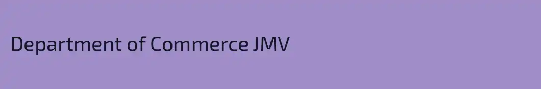 Department of Commerce JMV